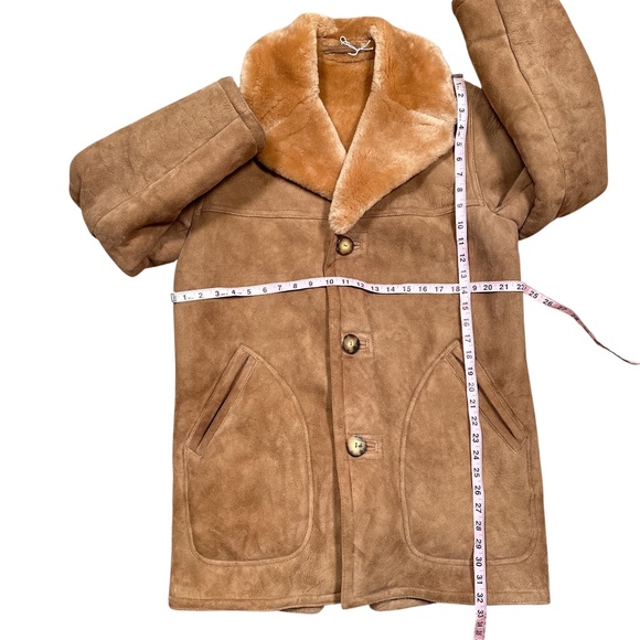 Sawyer of Napa x Saks Fifth Avenue Sherpa Wool Fleece Marlboro Coat Mens 40 - Picture 13 of 13
